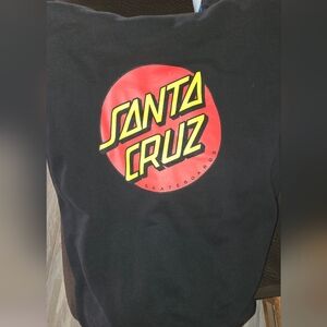 Santa Cruz Red and Yellow Logo Sweatshirt